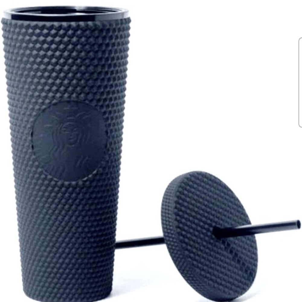 LAST CHANCE Starbucks matte black studded tumbler